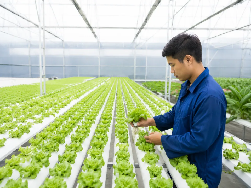 Vườn rau của Lương Văn Khiêm